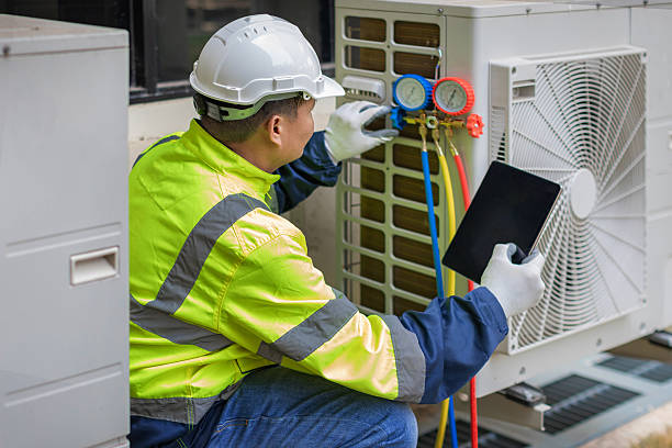 Professional Hvac Maintenance technician working in West Bridgewater, MA
